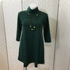 Dark Green A-Line Dress